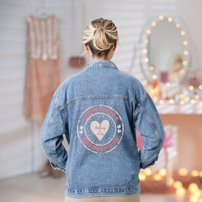 Team Bride Denim Jacket Jeansjacke (Von Creator hochgeladen)