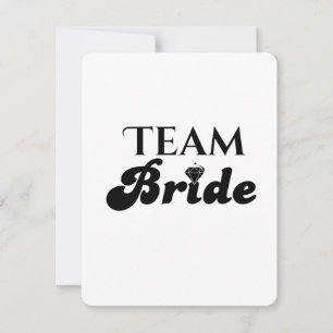Team Bride Einladung