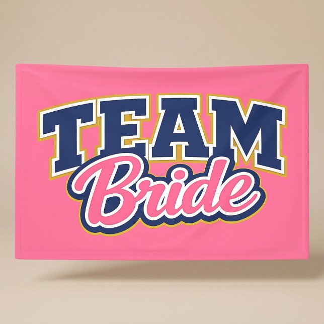 Team Bride Feste Hochzeitsgesellschaft Banner (Von Creator hochgeladen)