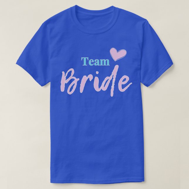 Team Bride JGA Wedding T-Shirt (Design vorne)