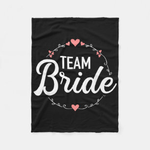 Team Bride Junggeselinnen-Abschied Fleecedecke