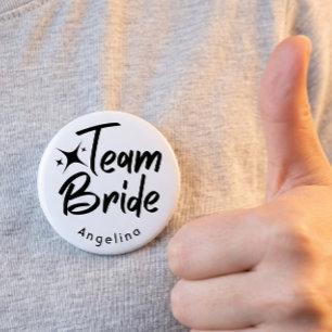 Team Bride-Junggesellinnenabschied-Button Button