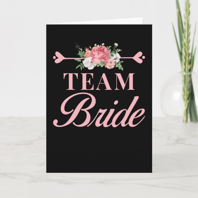 Team Bride Karte (Vorderseite)