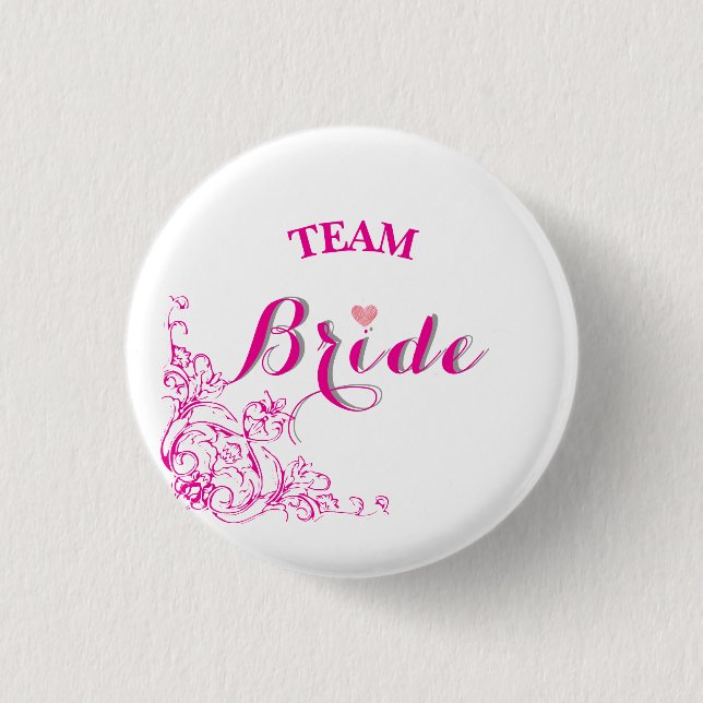 Team Bride Ladkiwale-Abzeichen Button (Vorderseite)