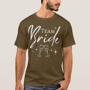 Team Bride Lustiges Junggesellinnen-Abschiedsset f T-Shirt