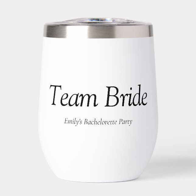 Team Bride Modern Bachelorette (Vorderseite)