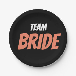 Team Bride Pappteller