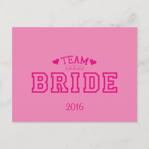 Team Bride Postkarte