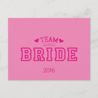 Team Bride Postkarte