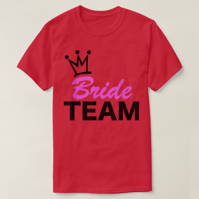 Team Bride Stag Night , Womens  Party  T-Shirt (Design vorne)