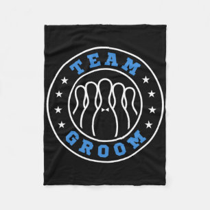 Team Bride Team Groom Bowling Bachelor Party Weddi Fleecedecke