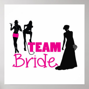 Team Bride - Trauzeugin Poster