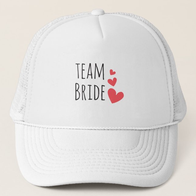 Team Bride Truckerkappe (Vorderseite)