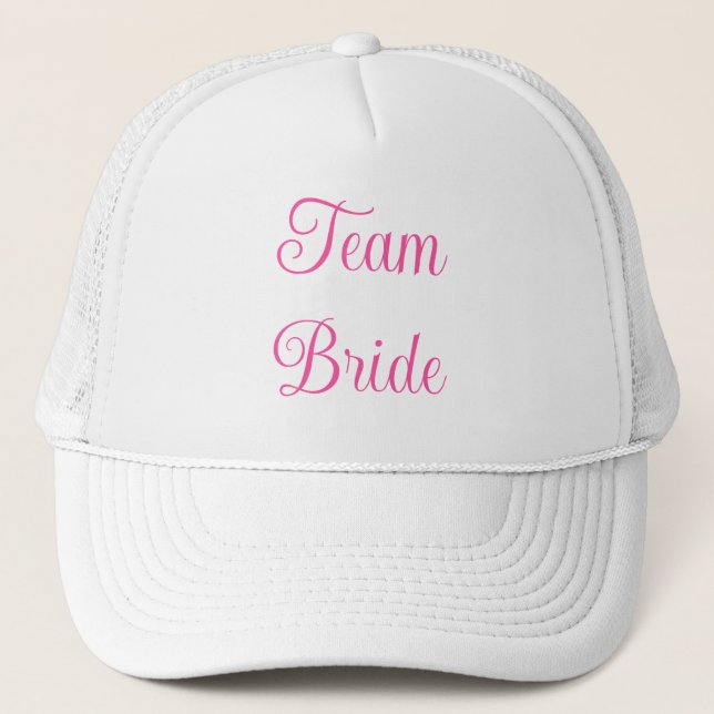 Team Bride Truckerkappe (Vorderseite)