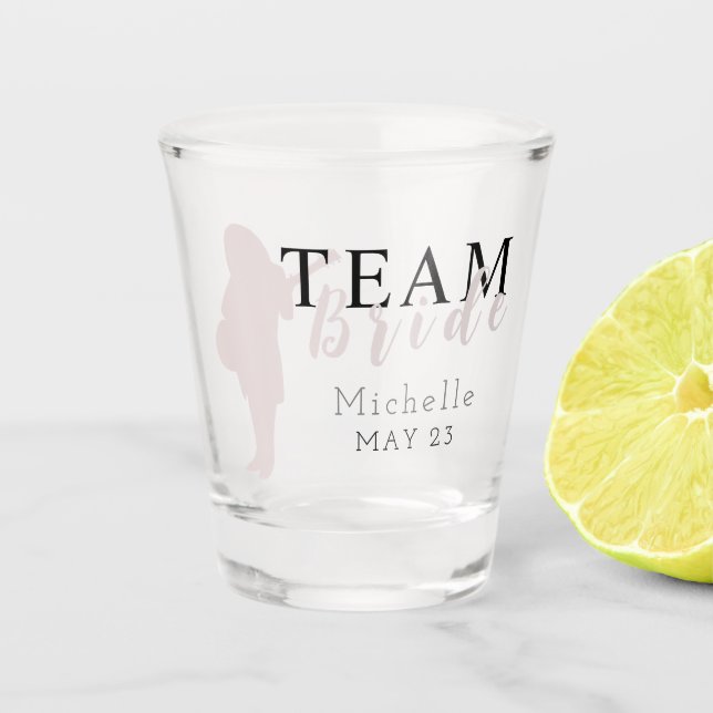 TEAM BRIDE Two-Tone Schnapsglas (Vorderseite)