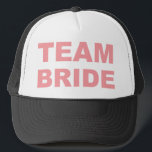 Team Bride Wedding Hen Party Truckerkappe<br><div class="desc">Team Bride Wedding Hen Party</div>