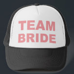 Team Bride Wedding Hen Party Truckerkappe<br><div class="desc">Team Bride Wedding Hen Party</div>