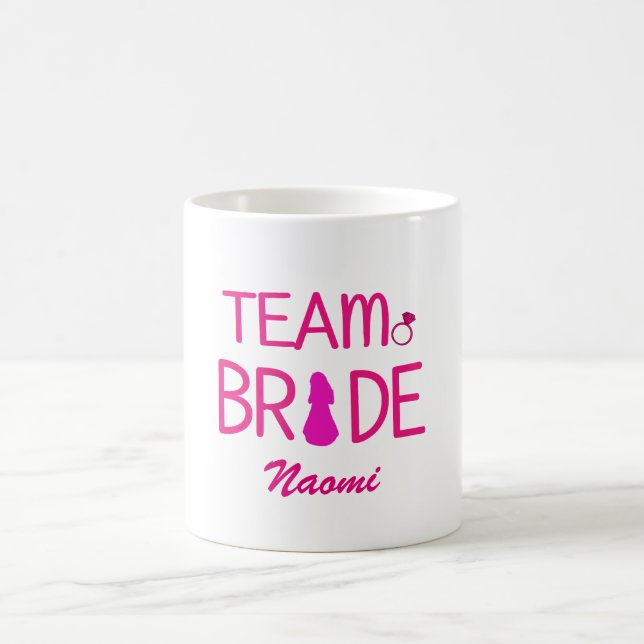 Team Bridge - Custom Bridesmaid Tasse (Mittel)