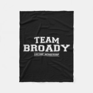 Team Broady _ Stolz auf Familienname Nachname Gesc Fleecedecke