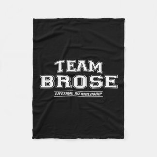 Team Brooks _ Stolz Familienname Nachname Geschenk Fleecedecke