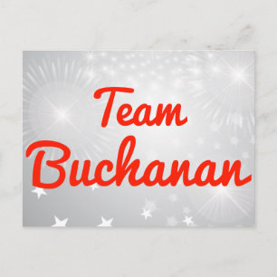 Team Buchanan Postkarte