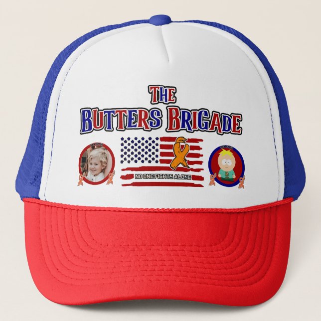 Team Buttons - in dieser Familie Truckerkappe (Vorderseite)