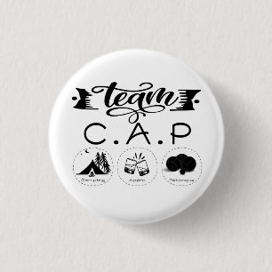 Team C.A.P Camping Apéro Pétanque Button