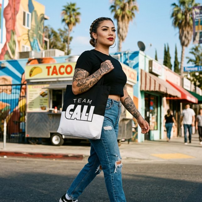Team Cali-Taschentuch Tasche (Team Cali reusable shopping tote bag)