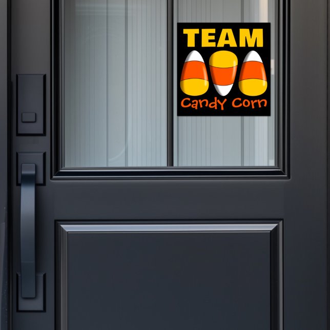 Team Candy Corn Halloween Fensteraufkleber (Von Creator hochgeladen)