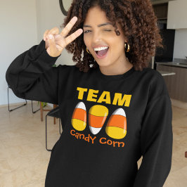 Team Candy Corn Halloween Sweatshirt