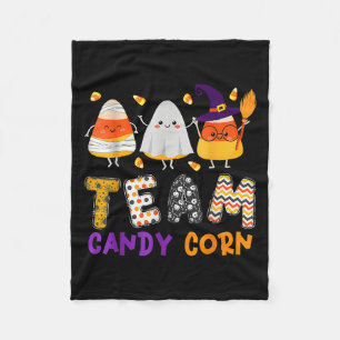 Team Candy Mais Halloween Funny mit Hexenboo Mum Fleecedecke