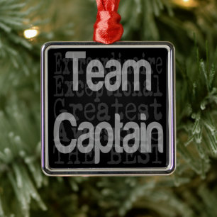 Team Captain Extraordinaire Ornament Aus Metall