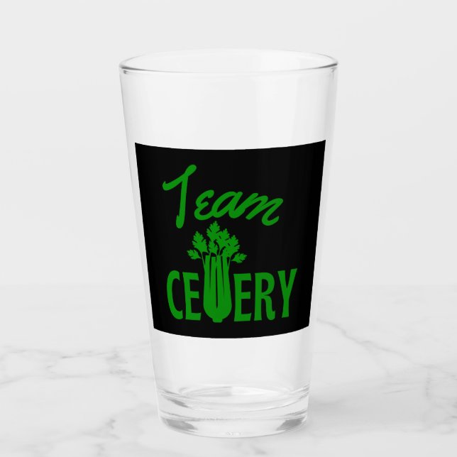 Team Celery Glas (Vorderseite)