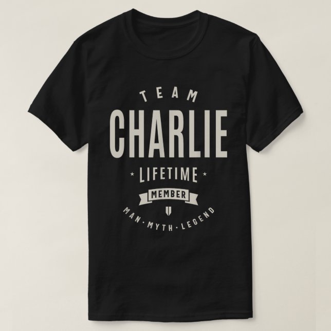 Team Charlie Lifetime Member T-Shirt (Design vorne)