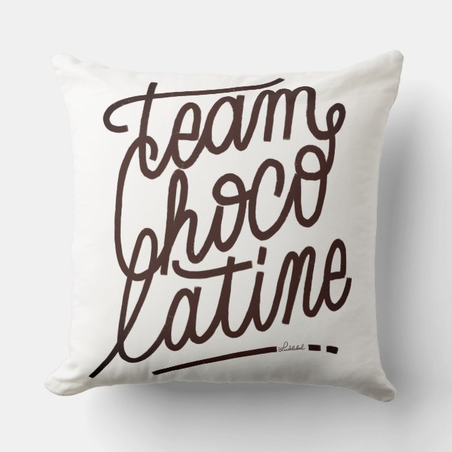 Team Chocolatine Kissen (Vorderseite)