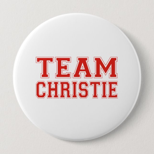 TEAM CHRISTIE BUTTON (Vorderseite)