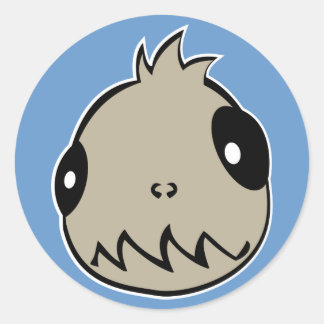 Team Chupacabra Runder Aufkleber