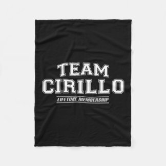 Team Cirillo _ Stolz Familienname Nachname Geschen Fleecedecke