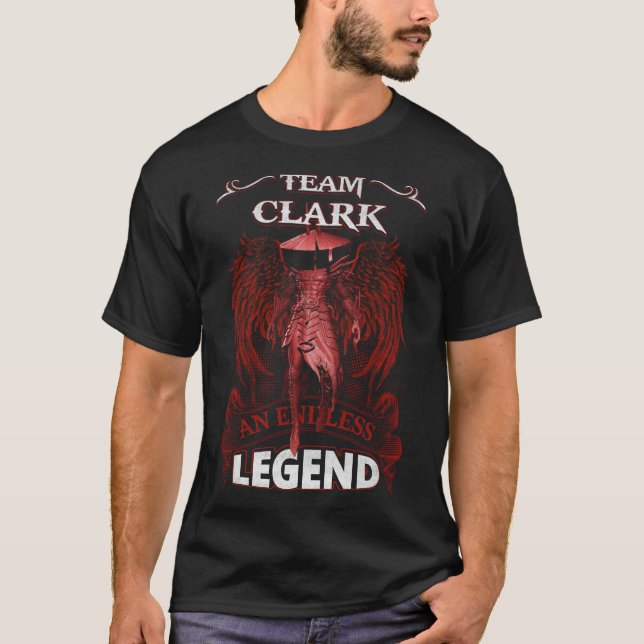 Team CLARK - Ein endloses LEGEND T-Shirt (Vorderseite)