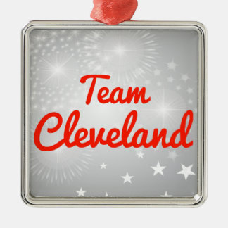 Team Cleveland Ornament Aus Metall