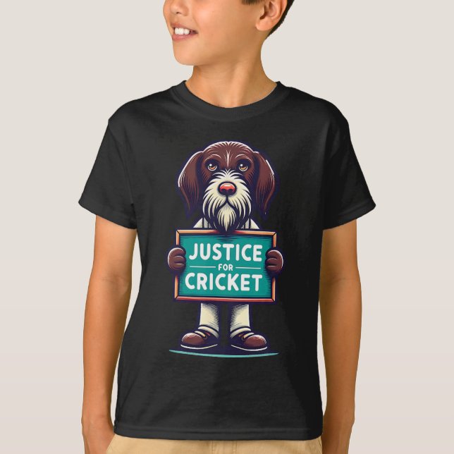 Team Cricket Hunting Squad Funny Retro T-Shirt (Vorderseite)