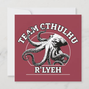 Team Cthulhu R'lyeh Lovecraft Einladung