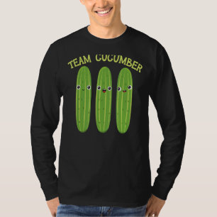 Team Cucumber Gemüsepflanzliche Pflanze vegetarisc T-Shirt