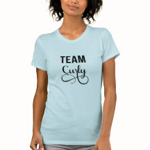 Team Curly Natural Hair Tee Shirt