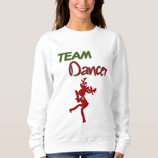 Team Dancer Christmas Sweatshirt (Vorderseite)