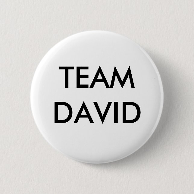 TEAM DAVID BUTTON (Vorderseite)
