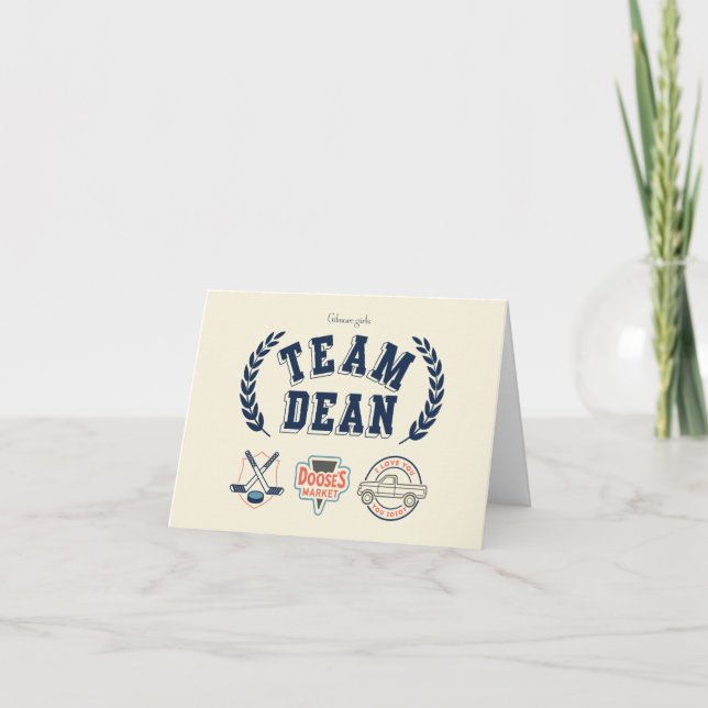 Team Dean Gilmore Girls Design (Vorderseite)