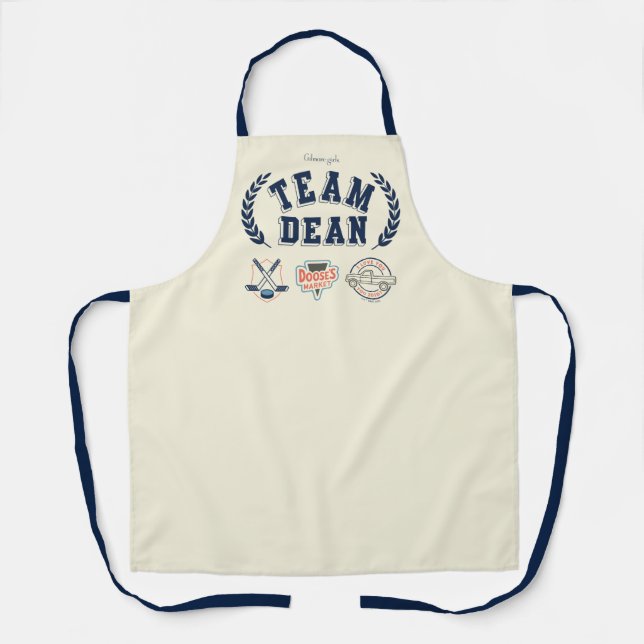 Team Dean Gilmore Girls Design Schürze (Vorderseite)