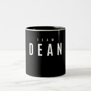 Team Dean Personalisiert Name Zweifarbige Tasse