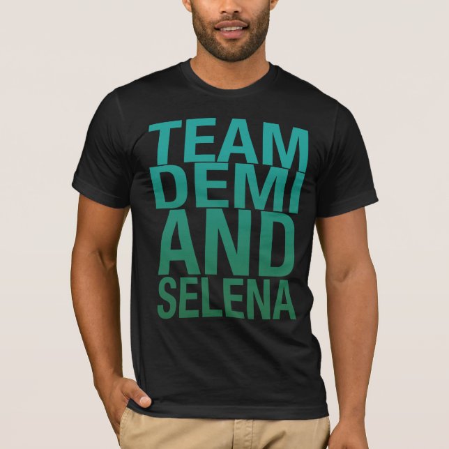 Team Demi und Selena T-Shirt (Vorderseite)